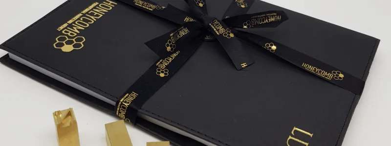 A sustainable, eco-friendly notebook with a sleek personalised cover and refillable lined pages.