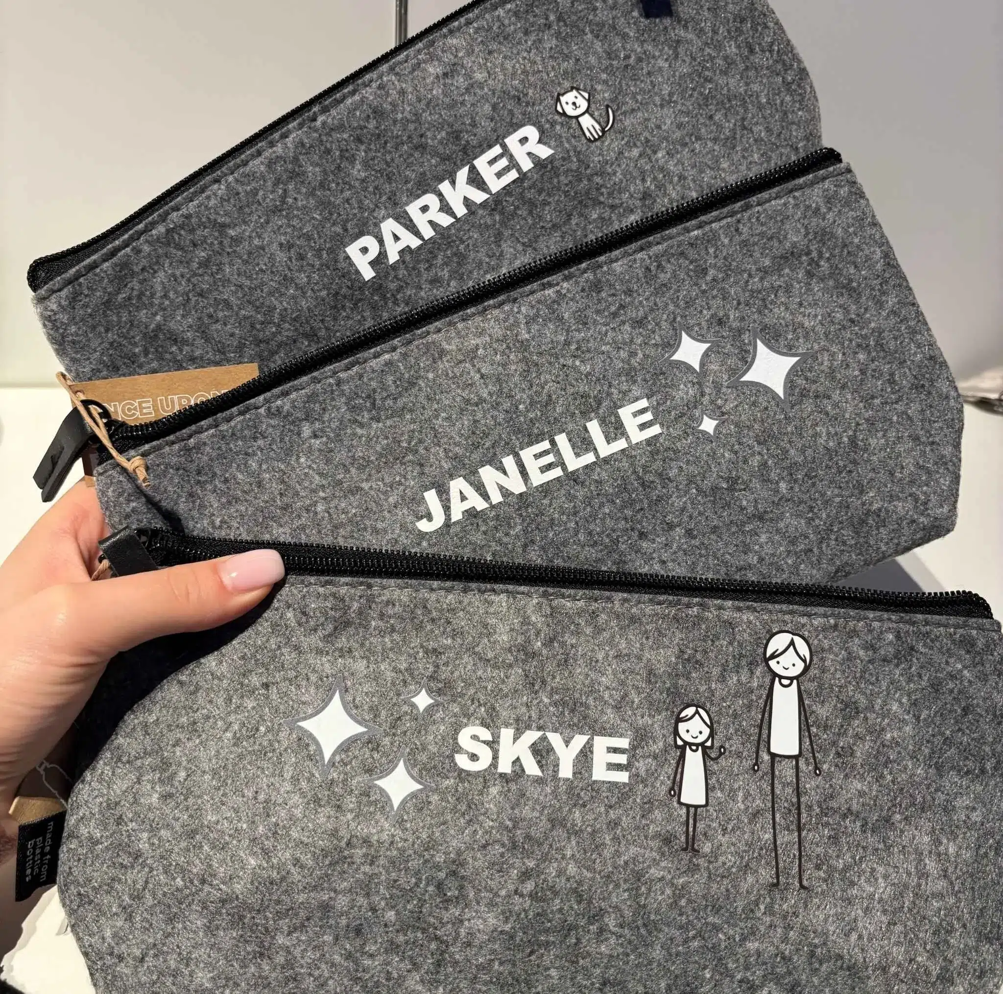 SAS Customised Grey Pouch
