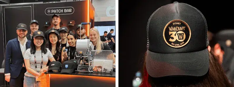 Live Patch Station brand activation event team